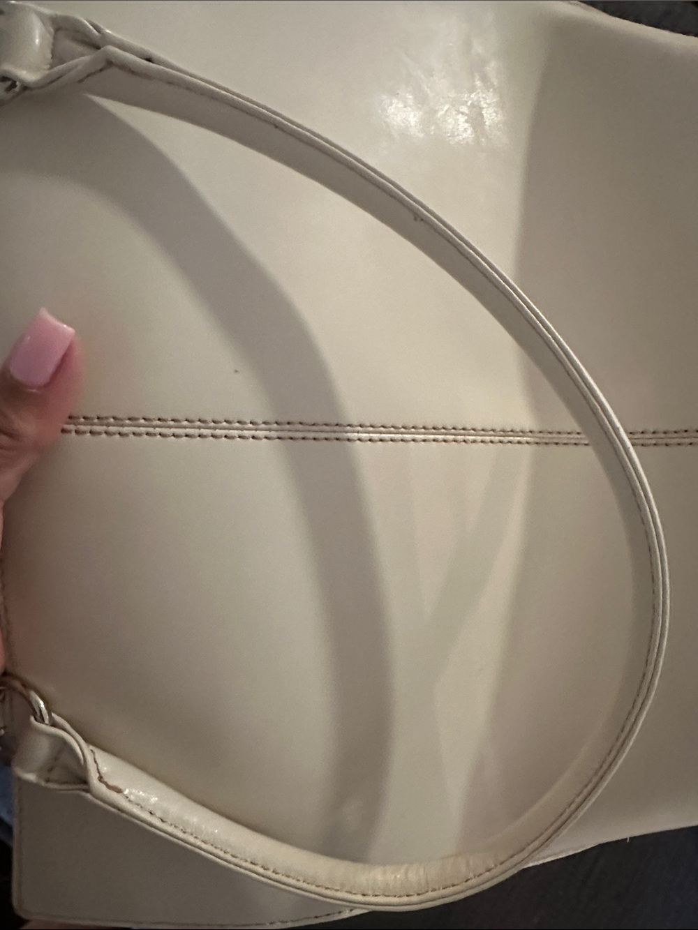 Wilsons Leather Cream Leather Tote - Picture 7 of 8